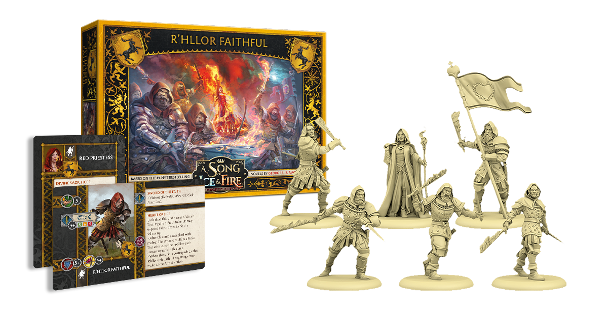 A Song of Ice and Fire : Tabletop Miniatures Game -  R’hllor Faithful